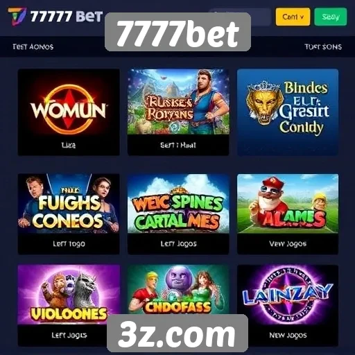 Comparação de jogos populares na plataforma 7777bet